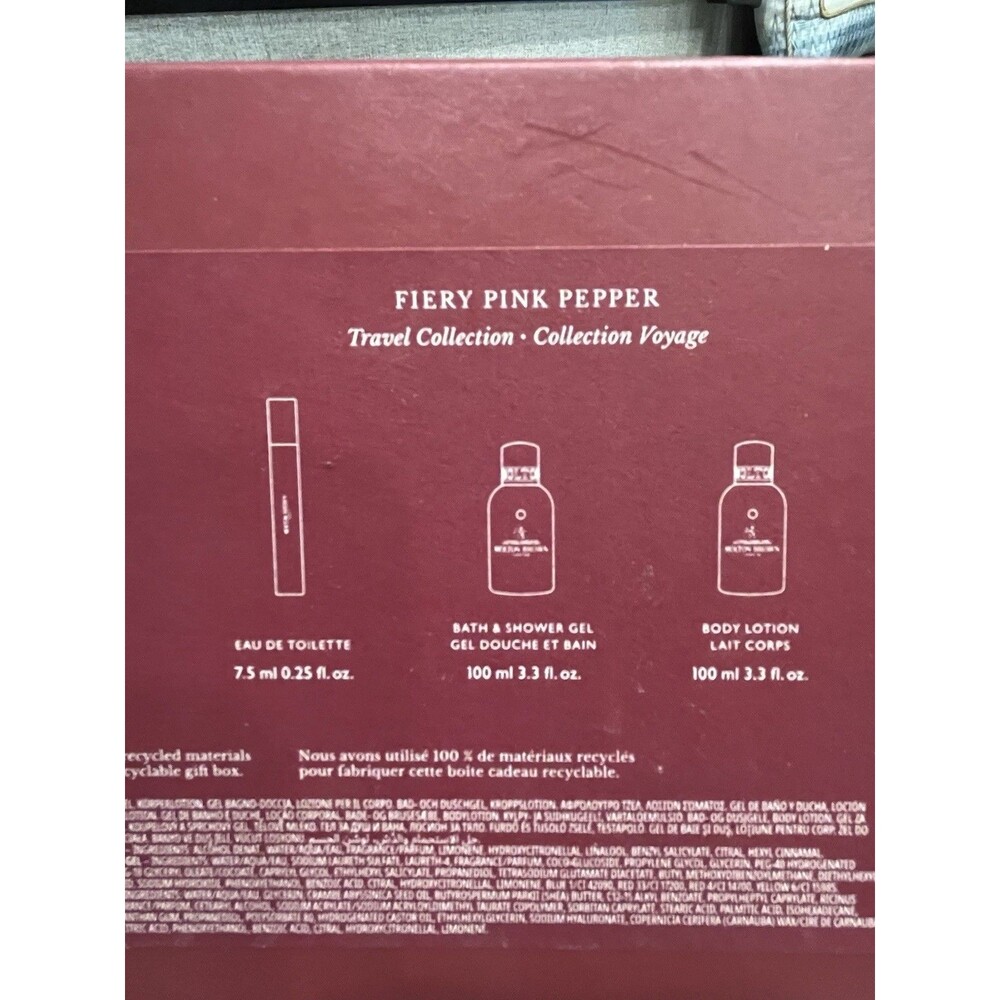 Molton Brown London Fiery Pink Pepper Travel Collection 3 Piece Gift Set - Picture 7 of 7